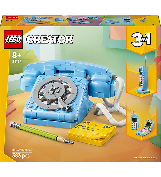 LEGO® Creator - Retro Telefon 31174 - 3-i-1 - 383 Dele