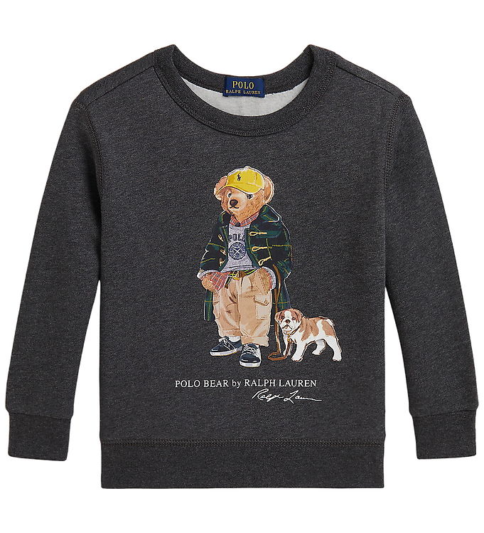 Polo Ralph Lauren Sweatshirt - Classics - Grå m. Bamse