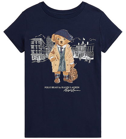 Polo Ralph Lauren T-shirt - Madison - Navy m. Print