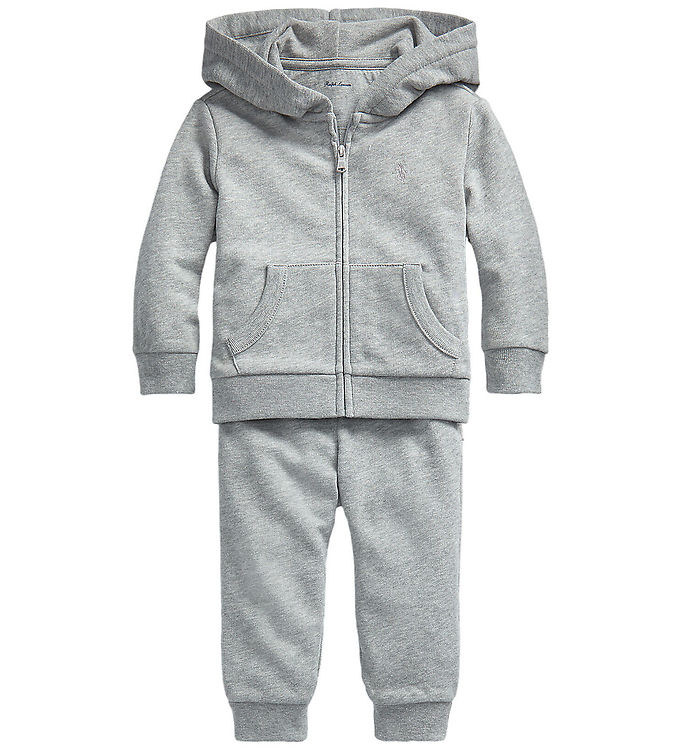 Polo Ralph Lauren Sweatsæt - Core Replen - Gråmeleret