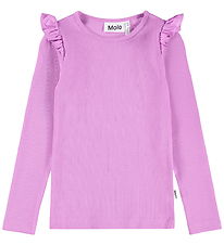 Molo Bluse - Rib - Rasmine - Purple Ray Molo Bluse - Rib - Rasmine - Purple Ray