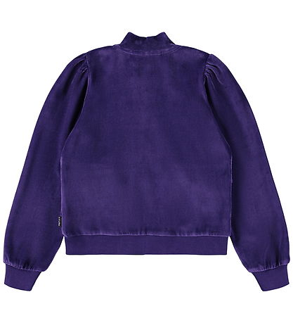 Molo Cardigan - Velour - Malika - Space Purple