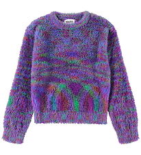 Molo Bluse - Strik - Grada - Purple Mix Molo Bluse - Strik - Grada - Purple Mix