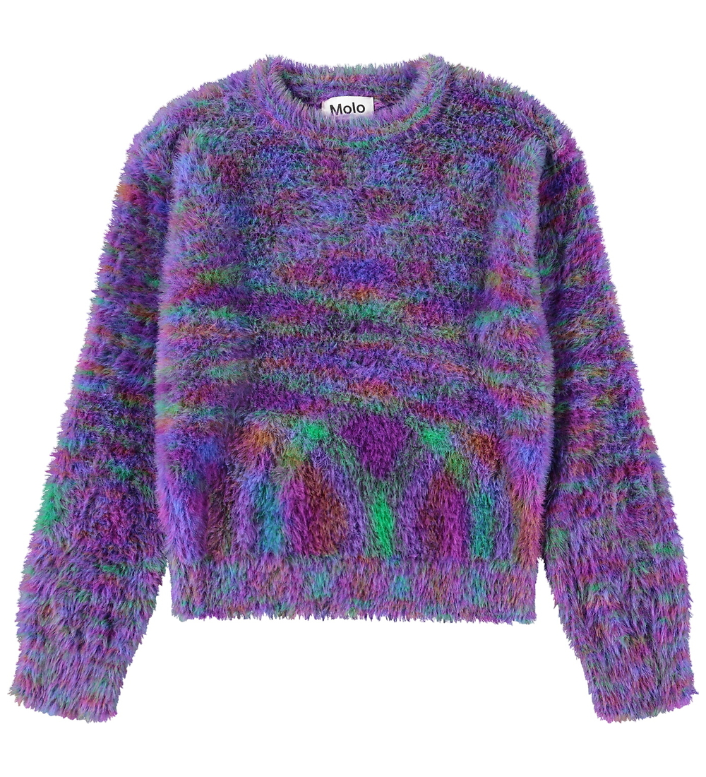 Molo Bluse - Strick - Grada - Purple Mix - Molo - 13-14 Jahre (158-164) - Blusen