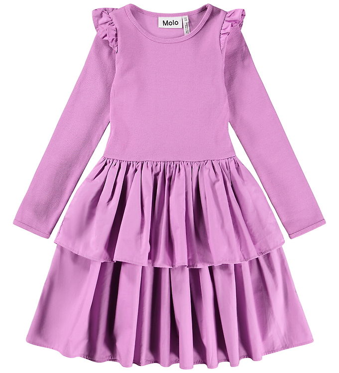 Molo Kjole - Rib - Cathi - Purple Ray