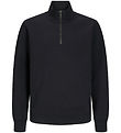 Jack & Jones Sweatshirt - Noos - JjeBradley - Sort Jack & Jones Sweatshirt - Noos - JjeBradley - Sort