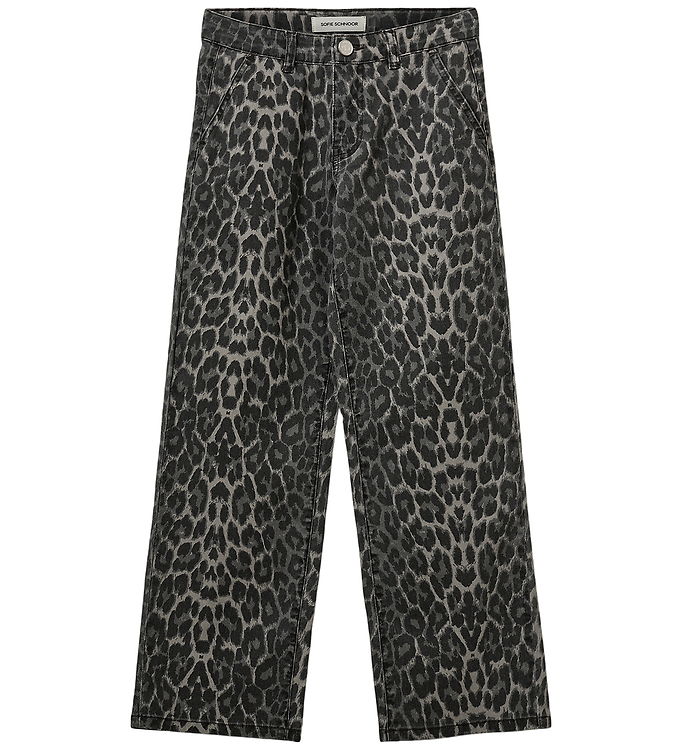 Sofie Schnoor Jeans - Denim - Sienna - Grey leopard