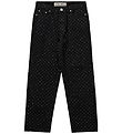Sofie Schnoor Jeans - Denim - Sort m. Prikker Sofie Schnoor Jeans - Denim - Sort m. Prikker