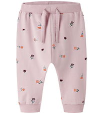 Name It Bukser - NbfVandora - Burnished Lilac/Flowers Name It Bukser - NbfVandora - Burnished Lilac/Flowers