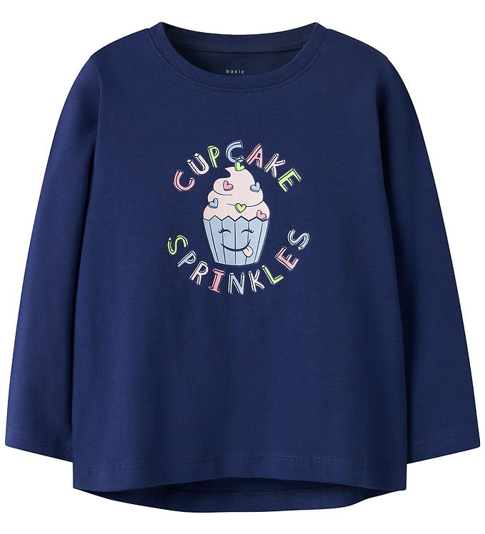 Name It Bluse - NmfViolet - Blueprint/Cupcake