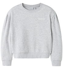 Name It Sweatshirt - NkfVima - Light Grey Melange/Squad Light Name It Sweatshirt - NkfVima - Light Grey Melange/Squad Light