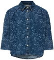 Kids Only Denimjakke - KogGrace - Medium Blue Denim/Rose Kids Only Denimjakke - KogGrace - Medium Blue Denim/Rose