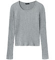LMTD Bluse - Rib - NlfNinusa - Grey Melange LMTD Bluse - Rib - NlfNinusa - Grey Melange