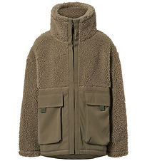 Molo Fleecejakke - Utha - Bark Green Molo Fleecejakke - Utha - Bark Green