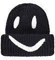 Molo Hue - Strik/Rib - Kim - Sort m. Smiley Molo Hue - Strik/Rib - Kim - Sort m. Smiley