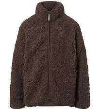 Molo Fleecejakke - Teddy - Ulan - Dark Cocoa Molo Fleecejakke - Teddy - Ulan - Dark Cocoa