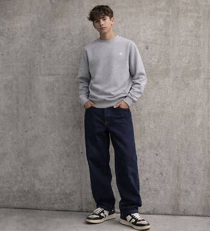 Hound Sweatshirt - HdNoah - Lysegråmeleret