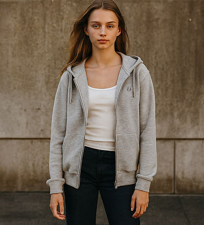 Hound Cardigan - HdElliot - Lysegråmeleret