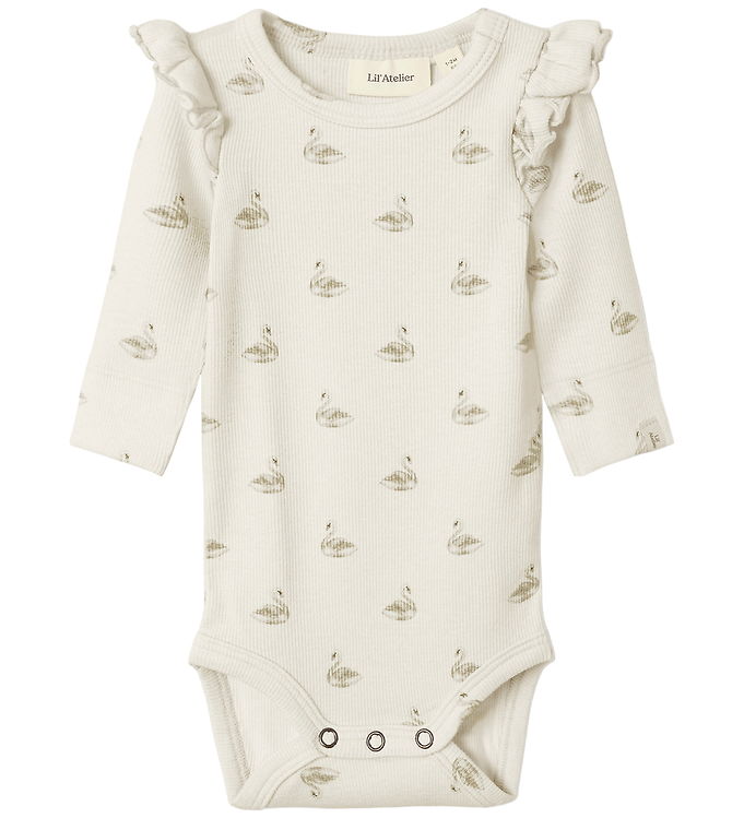 Lil' Atelier Body l/æ - Noos - Rib - NbfGavo - Pastel Parchment/