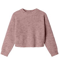 Name It Bluse - Strik - NkfHolly - Boxy - Deauville Mauve Name It Bluse - Strik - NkfHolly - Boxy - Deauville Mauve