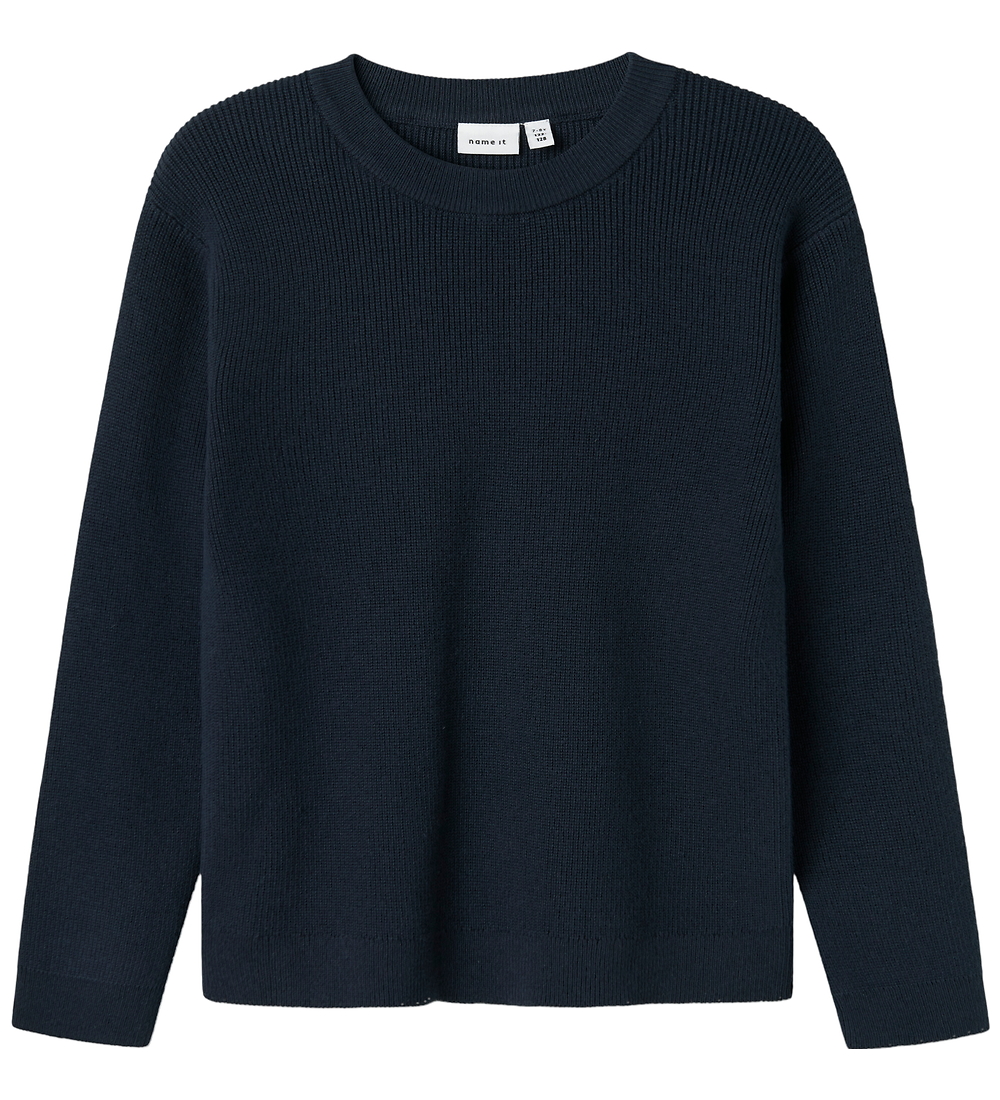 Name It Bluse - Strick - NkmNesolle - Dark Sapphire - Name It - 9-10 Jahre (134-140) - Blusen