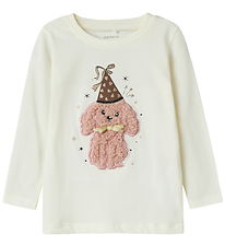 Name It Bluse - NmfNinna - Cloud Dancer Name It Bluse - NmfNinna - Cloud Dancer