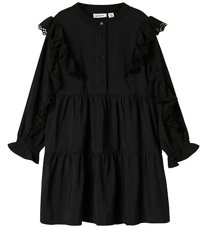 Name It Kjole - Viskose/Nylon - NkfNoparia - Sort