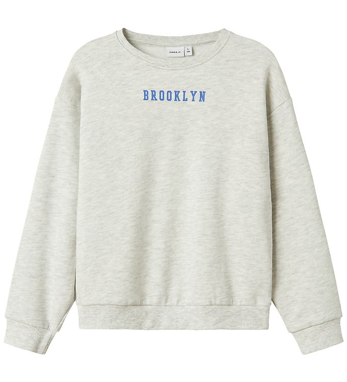 Name It Sweatshirt - NkfNevea - Light Grey Melange