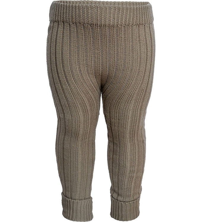 Hanevild Leggings - Strik - Rib - Lynge - Coriander
