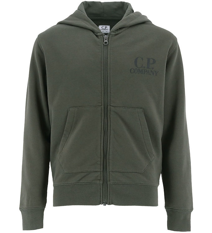 C.P. Company Cardigan - Grape Leaf Green m. Solbriller