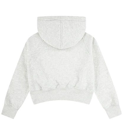 Abercrombie & Fitch Hættetrøje - Lysegråmeleret