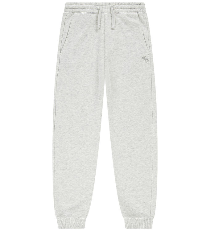 Abercrombie & Fitch Sweatpants - Lysegråmeleret