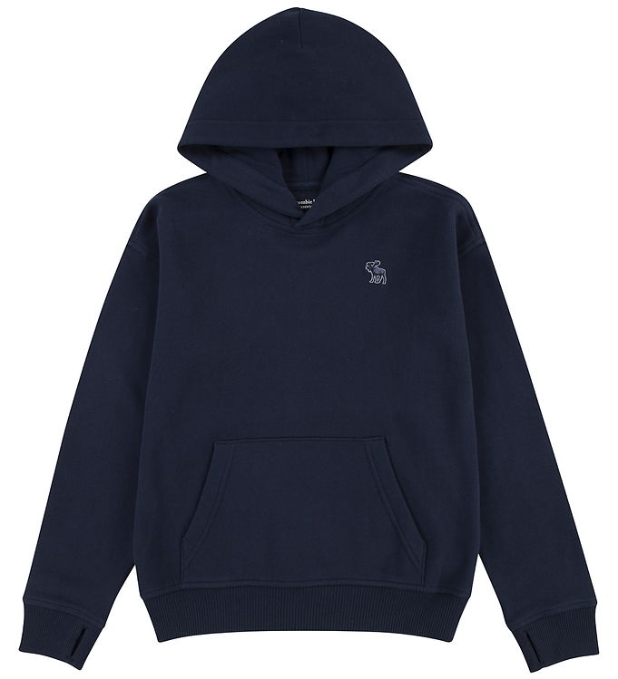 Abercrombie & Fitch Hættetrøje - Navy Blazer