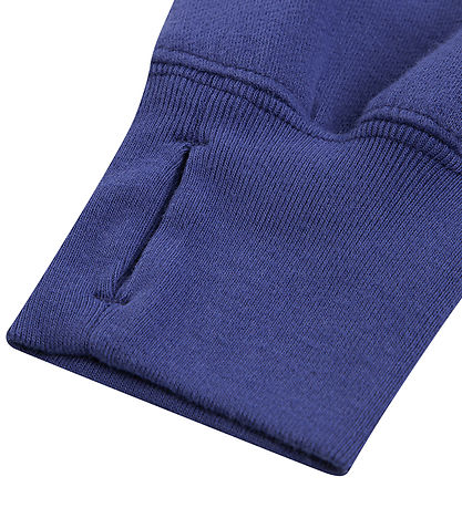 Abercrombie & Fitch Sweatshirt m. Lynlås - Skipper Blue