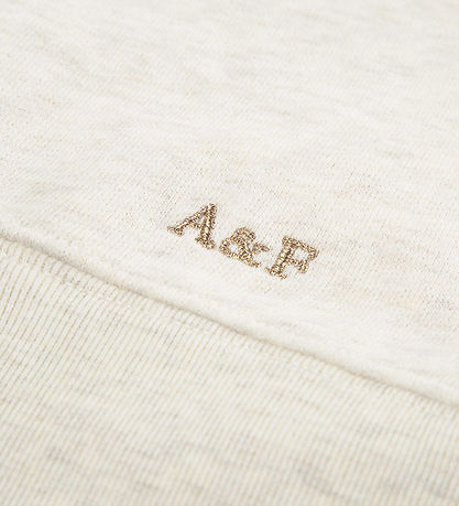 Abercrombie & Fitch Sweatshirt m. Lynlås - Oatmeal Heather