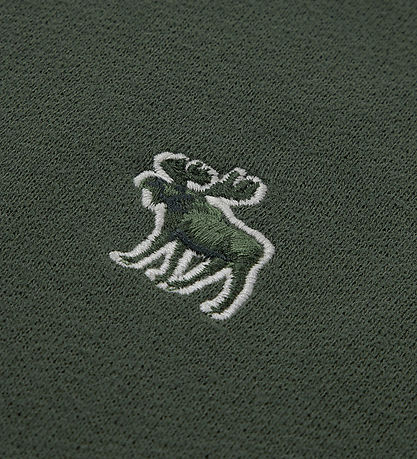 Abercrombie & Fitch Sweatshirt m. Lynlås - Thyme