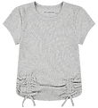 Abercrombie & Fitch T-shirt - Rib - Lysegråmeleret