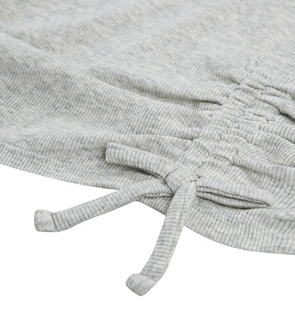Abercrombie & Fitch T-shirt - Rib - Lysegråmeleret