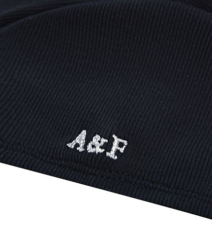 Abercrombie & Fitch T-shirt - Rib - Anthracite