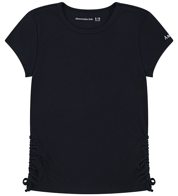 Abercrombie & Fitch Rib T-shirt - Anthracite