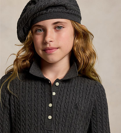Polo Ralph Lauren Kjole - Strik - Gråmeleret