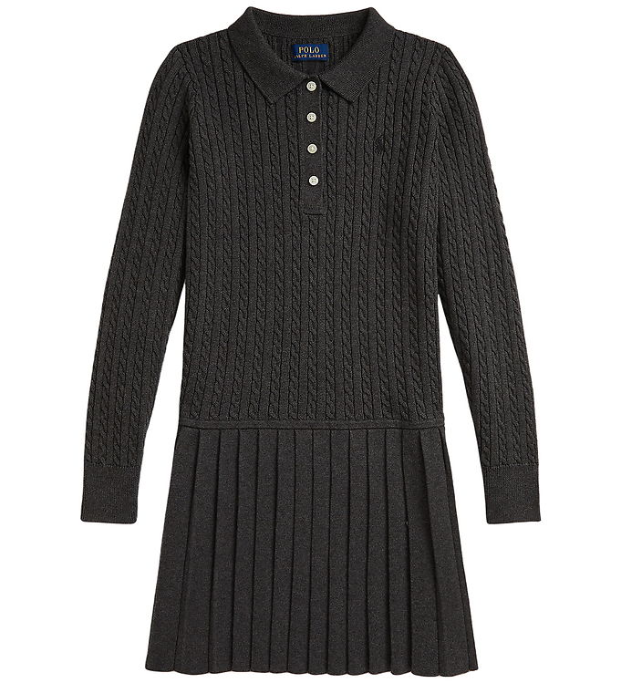 Polo Ralph Lauren Kjole - Strik - Gråmeleret