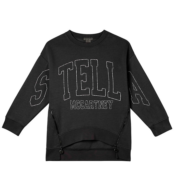 Stella McCartney Kids Sweatshirt - Sort m. Hvid