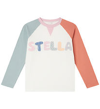 Stella McCartney Kids Bluse - Hvid m. Pastel Stella McCartney Kids Bluse - Hvid m. Pastel
