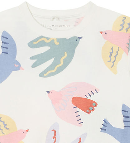 Stella McCartney Kids T-shirt - White w. Birds