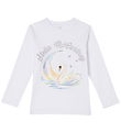 Stella McCartney Kids Bluse - Hvid m. Svane Stella McCartney Kids Bluse - Hvid m. Svane