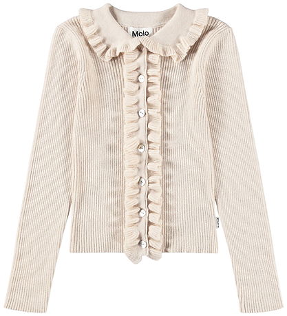 Molo Cardigan - Strik - Uld/Bomuld - Gamora - Buttercream