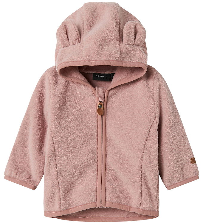 NAME IT Fleece Jakke Meeko Woodrose