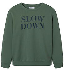 Name It Sweatshirt - NkmNello - Laurel Wreath m. Print Name It Sweatshirt - NkmNello - Laurel Wreath m. Print