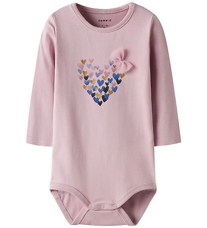 Name It Body l/æ - NbfNiva - Burnished Lilac m. Print